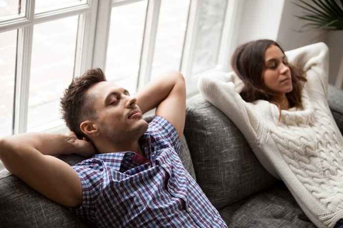 Ademhaling bij stress Koppel zorgt voor een correcte ademhaling bij stress